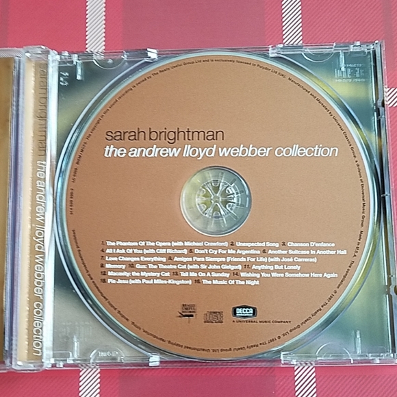 Sarah Brightman "the andrew lloyd webber..CD - Picture 2 of 3